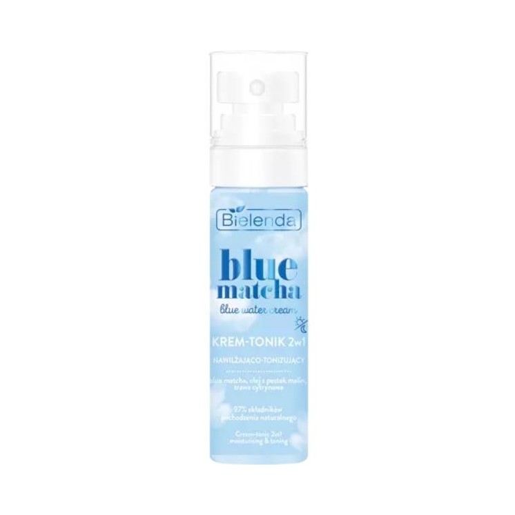 Bielenda Blue Matcha Hydraterende en verstevigende creme-toner 75 ml