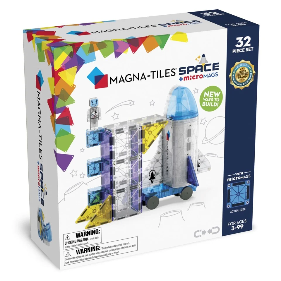 Magna-Tiles -Rumraket 32 stk