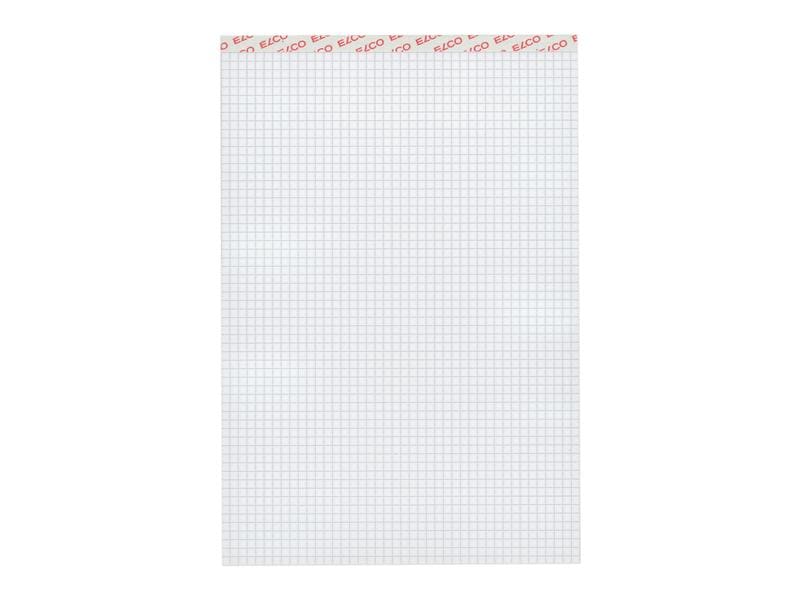 ELCO Notizblock A4 70 g/m² , 5 mm kariert, , 5 Stück Neutraler Block, 5 mm perforiert, A4