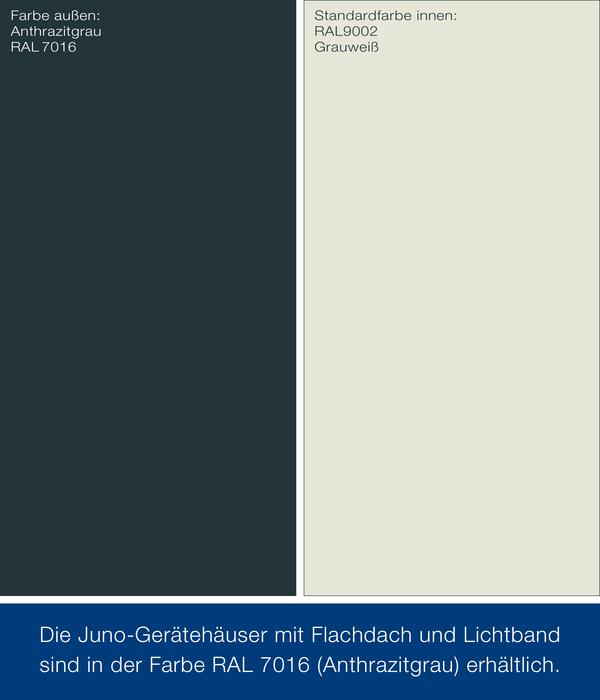 Hörmann Metallgerätehaus Juno mit Lichtband