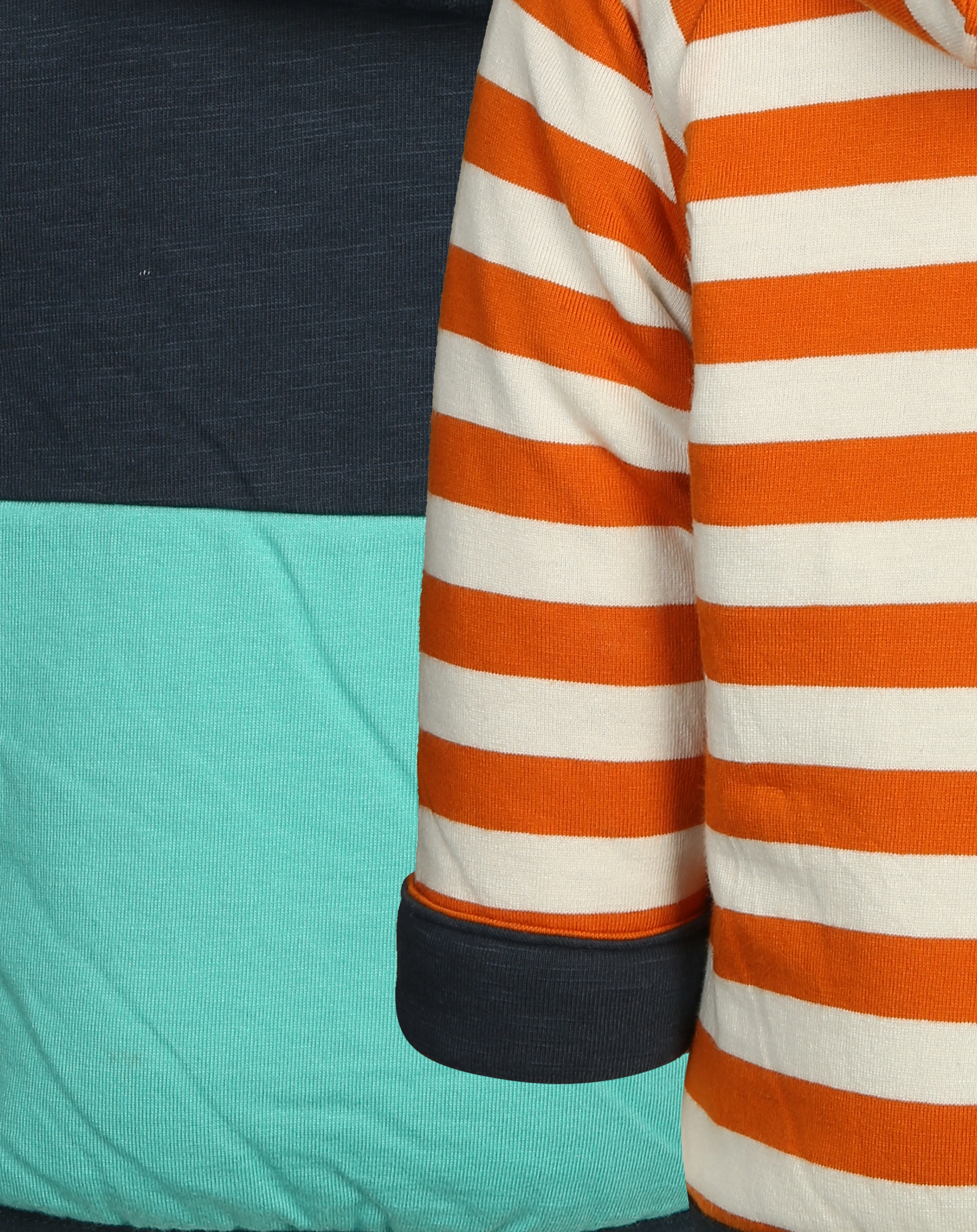 Wende-Jacke ZEBRA in blau/orange