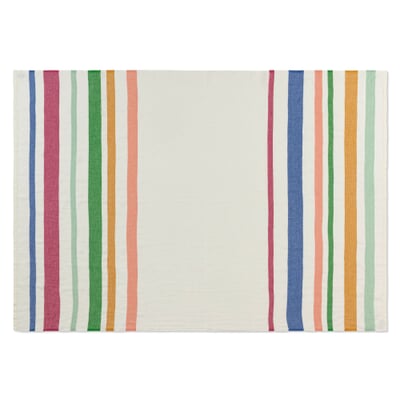 Tischdecke farbig gestreift, 150 × 200 cm