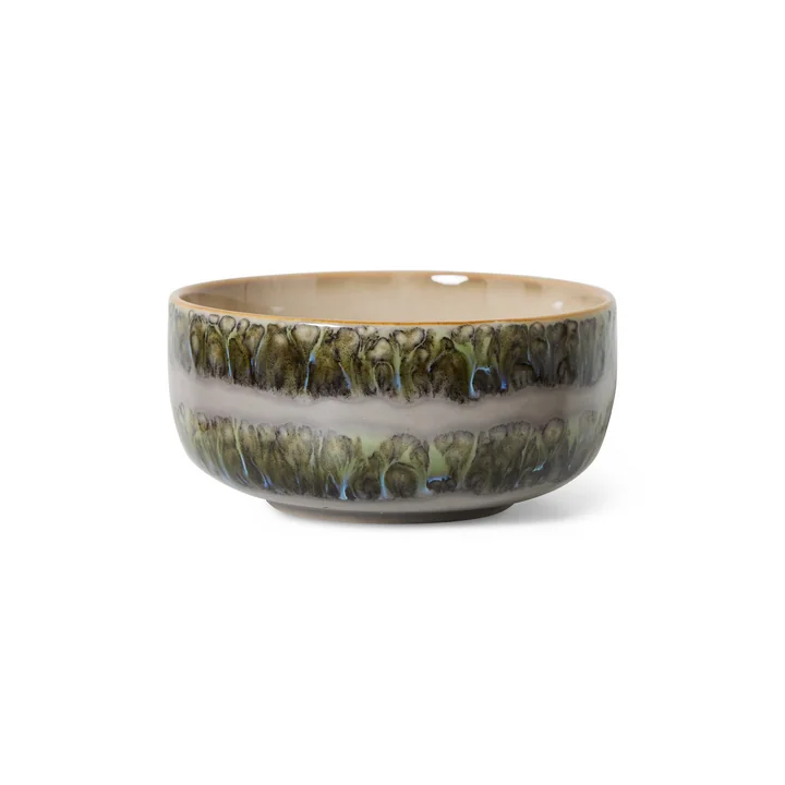HKliving - 70's Dessertschale, Ø 12,5 cm, fern