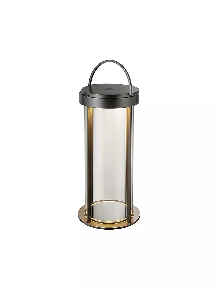 BLOMUS Mobile LED Lampe MITURO 35cm Gun Metal grau