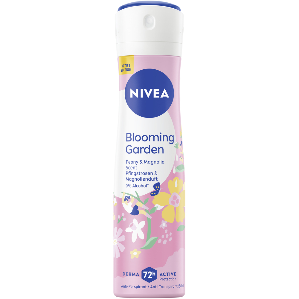Nivea Deo Blooming Garden<br>150 ml, Aerosol Spray, Spray, Female