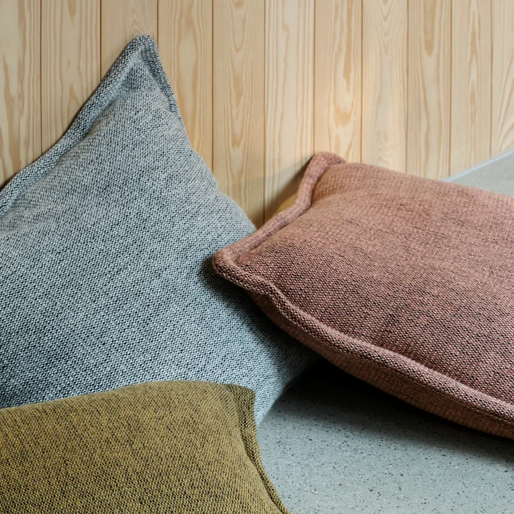 Røros Tweed - Picnic Kissen, 60 x 60 cm, coral