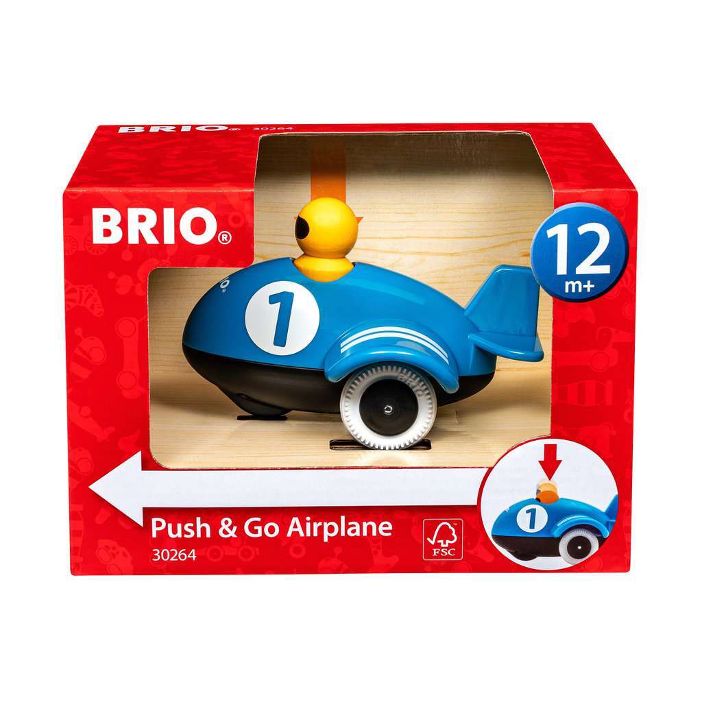BRIO Spiel Push & Go Flugzeug