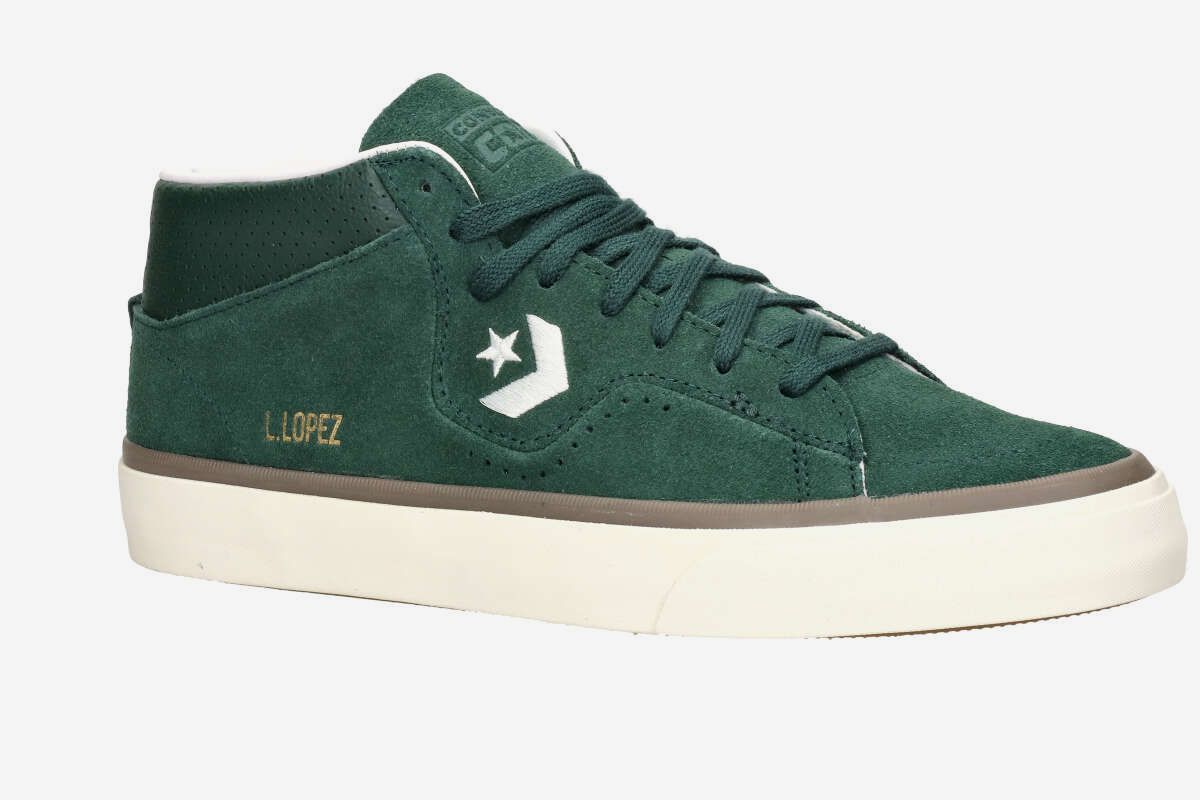 Converse CONS Louie Lopez Pro Schuh (deep emerald white egret)