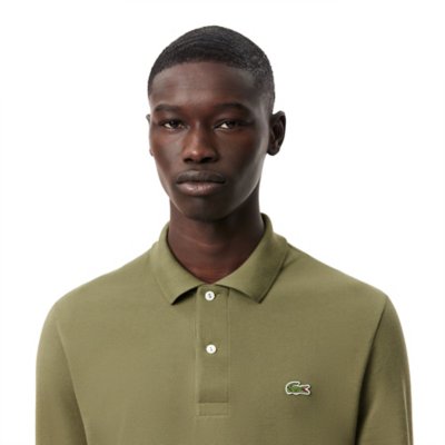 Polo à manches longues homme Long Sleeved Ribbed Colla LACOSTE