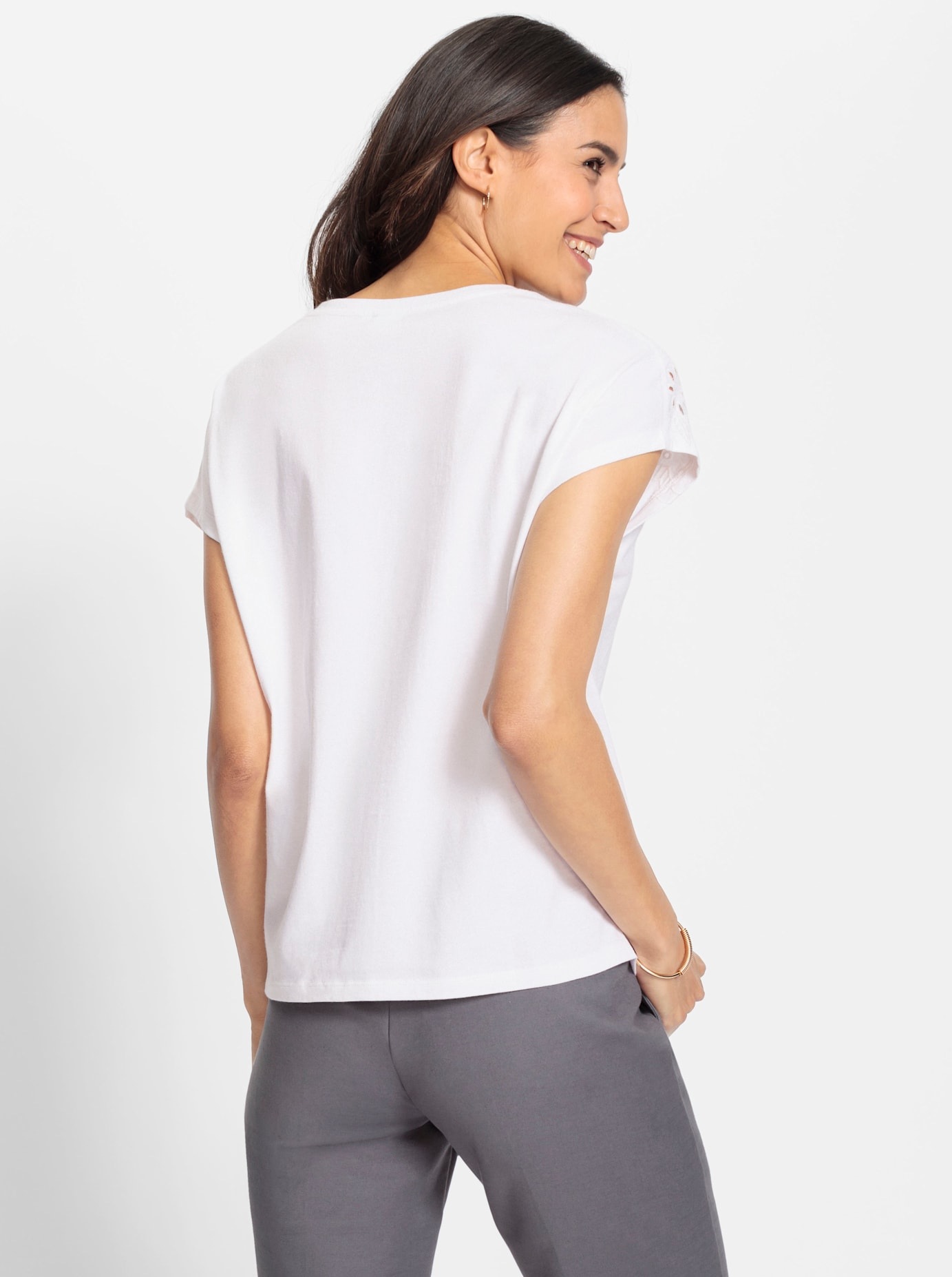 Inspirationen Rundhalsshirt »Rundhals-Shirt«, 1 Stk.