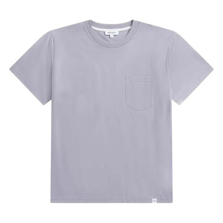 Norse Projects T-shirt Johannes Pocket Coton Bio | Gris