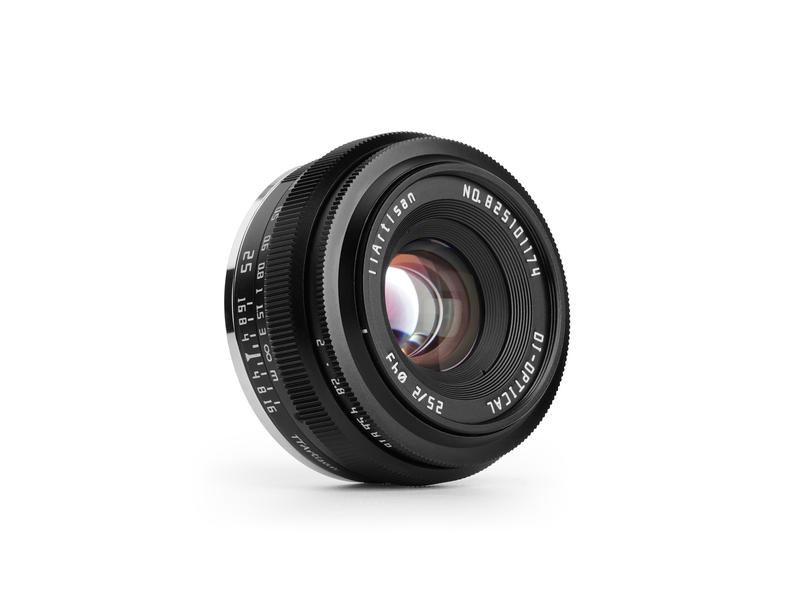 TTArtisan Festbrennweite APS-C 25mm F/2 – MFT Kompaktes und unauffälliges, flaches, manuelles Objektiv