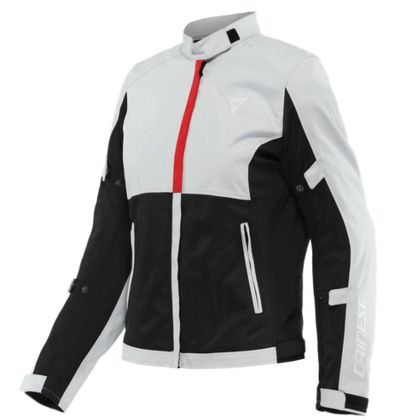 Blouson Dainese RISOLUTA AIR TEX LADY - Gris / Rouge