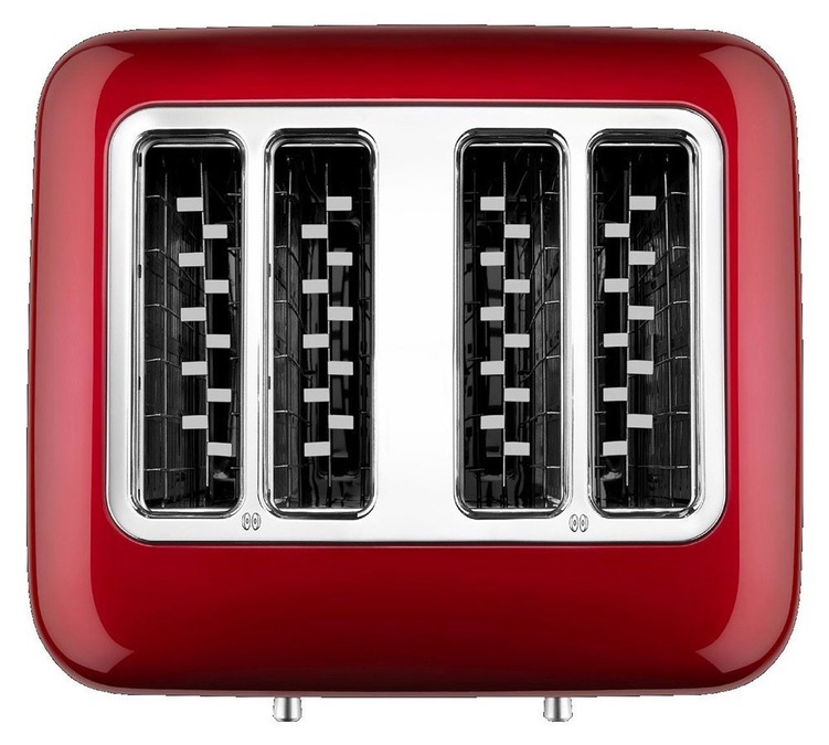 Toaster KitchenAid 5KMT4205ECA Artisan rouge Pomme d'Amour - 4 fentes
