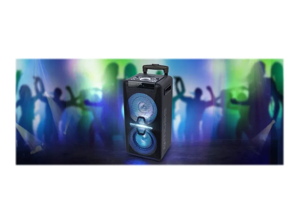 Muse M-1920 DJ - Højttaler - til PA-system - trådløs - NFC, Bluetooth - 2-vejs