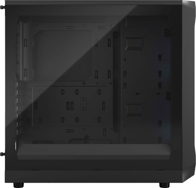 Fractal Focus 2 RGB sort TG Clear Tint computerkabinet