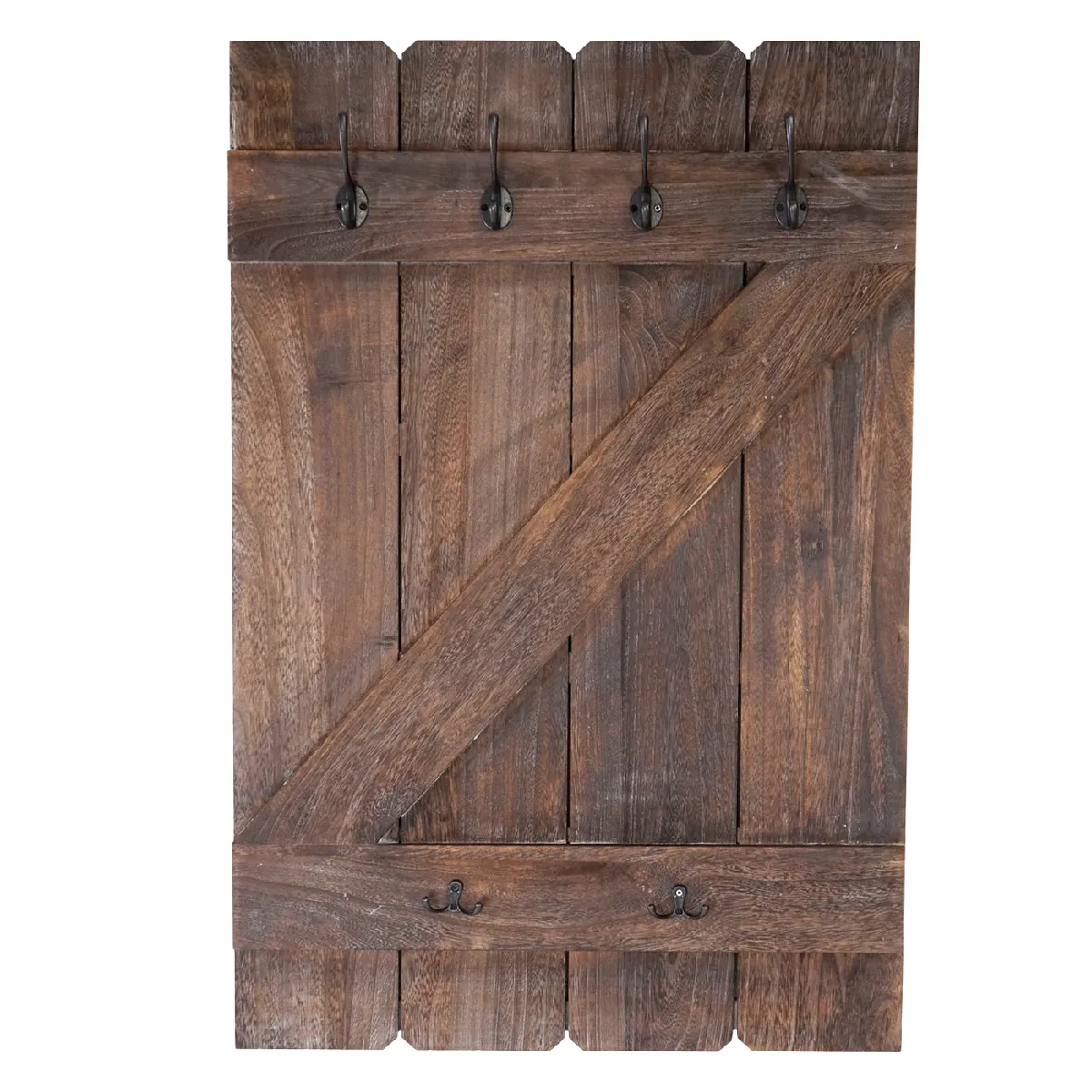 Mendler Tablette Murale HWC-D13 Marron Shabby
