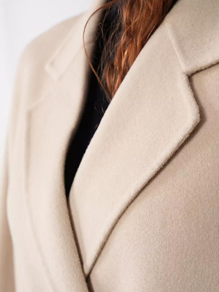 PENN&INK Wollmantel creme