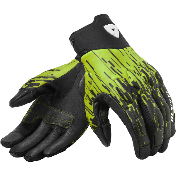 Rev'it - Gants Spectrum Noir / Jaune fluo
