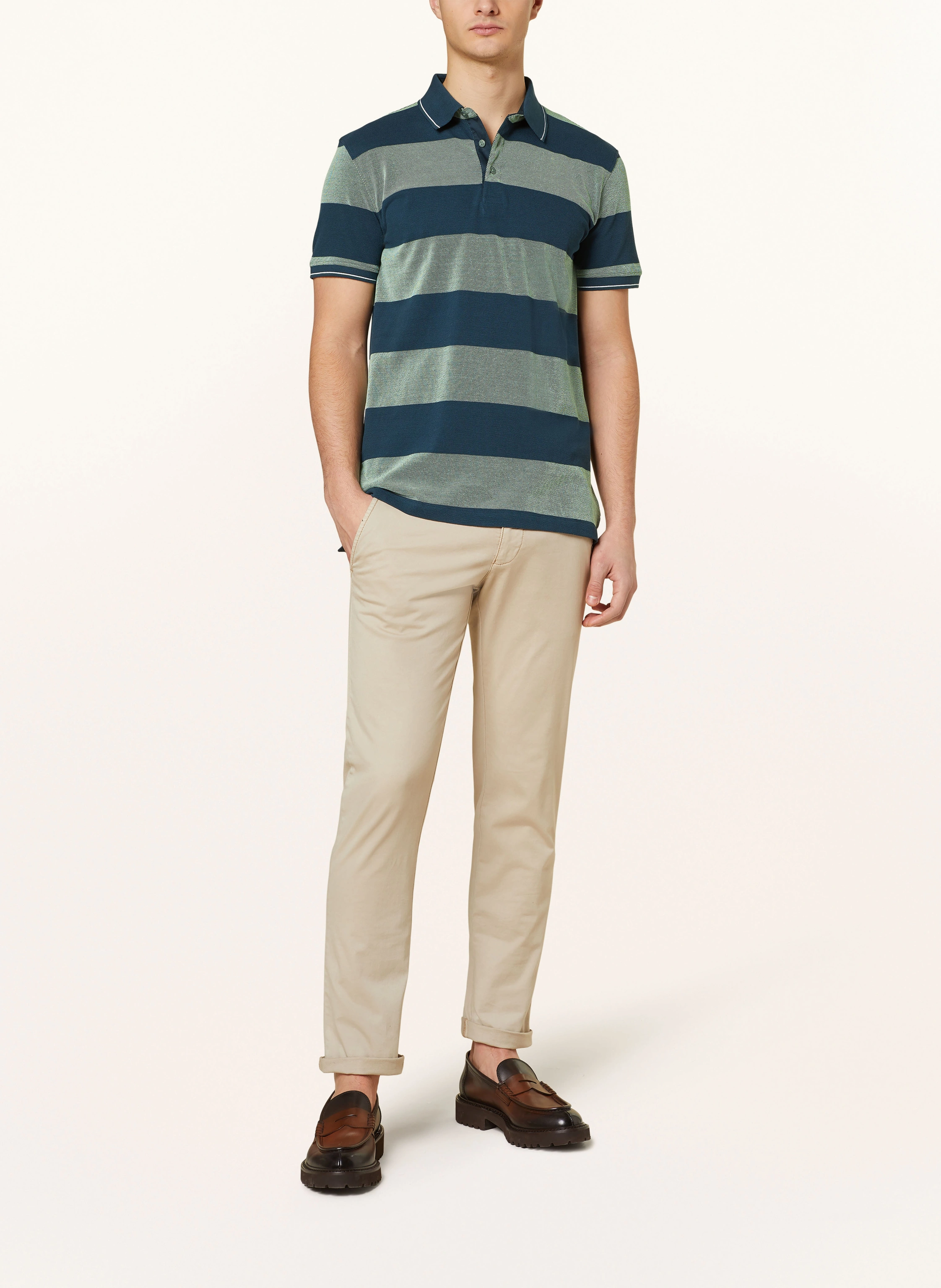 STROKESMAN'S Piqué-Poloshirt