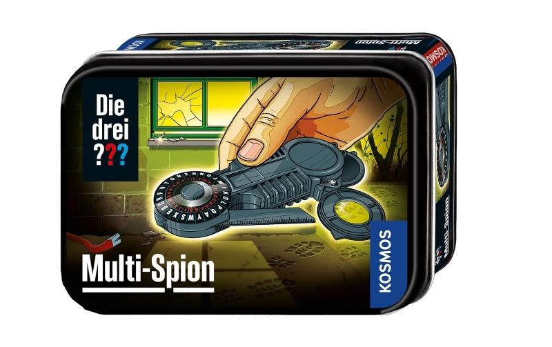 Detektivausrüstung Die drei??? Multi-SpionDetektiv-Set in cooler Metalldose