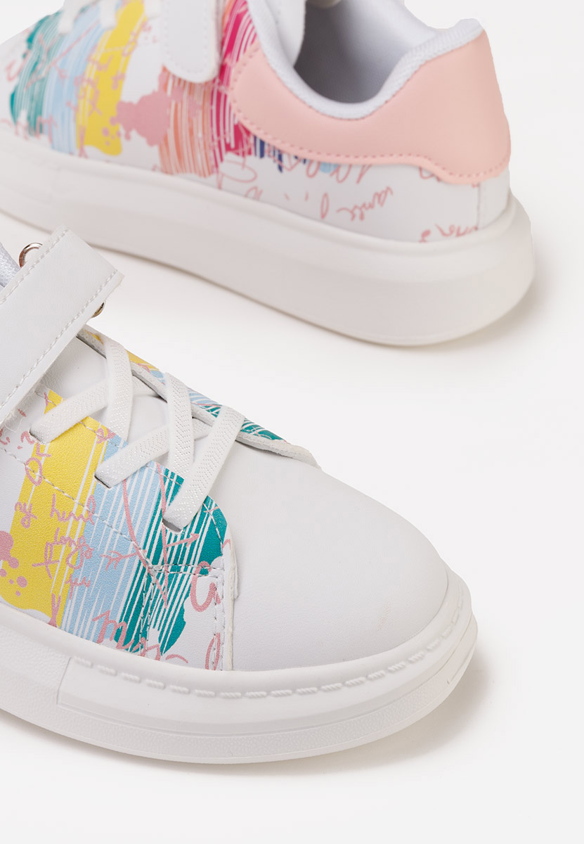 Baskets fille blancs Spots C V2