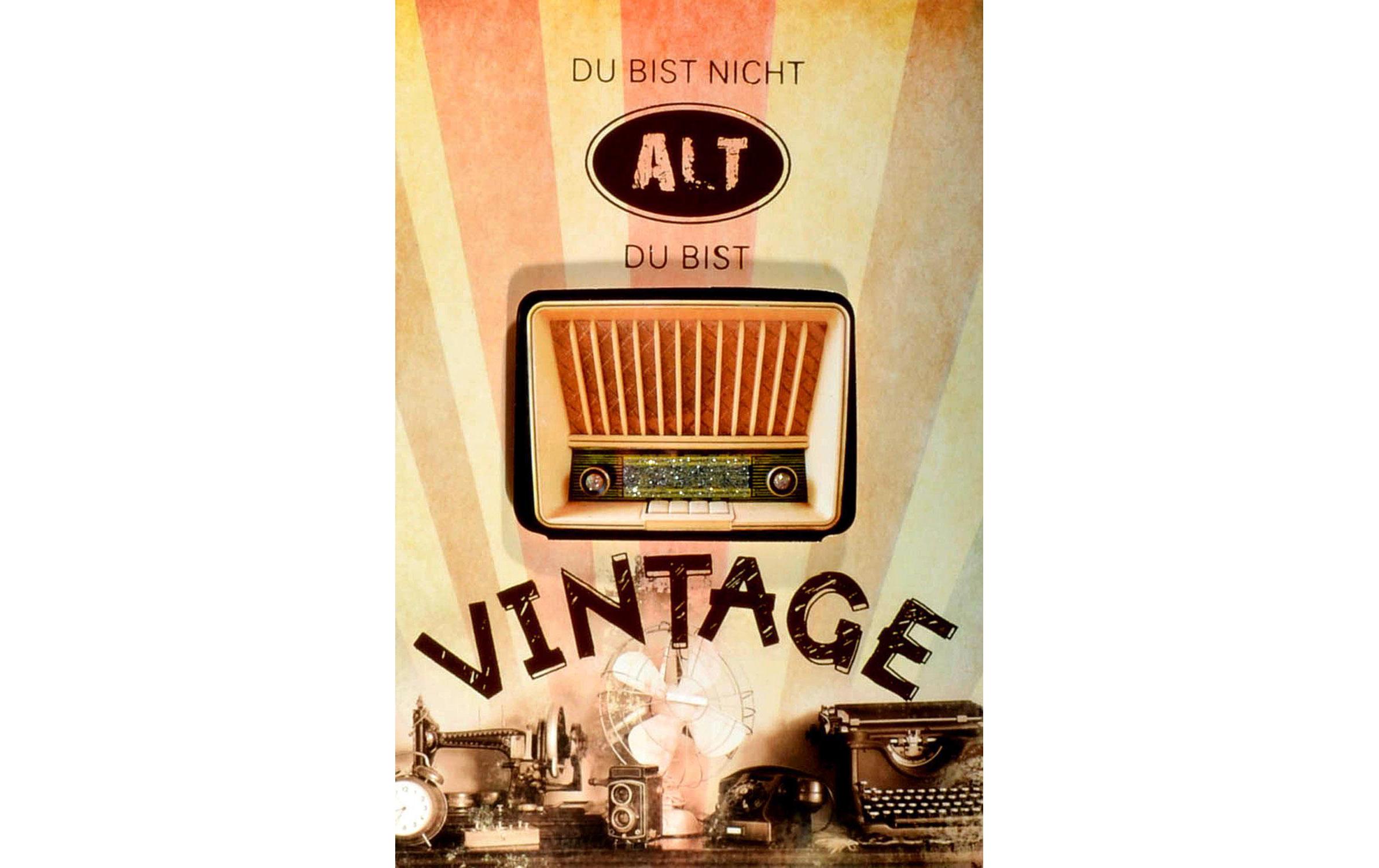 Geburtstagskarte VintageGeburtstagskarte