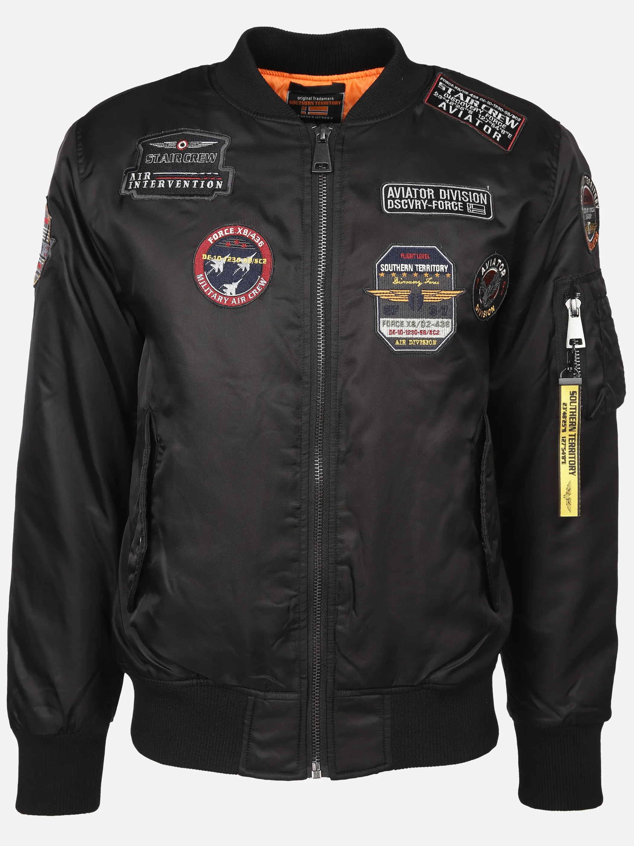 Herren Bomberblouson mit vielen Patches