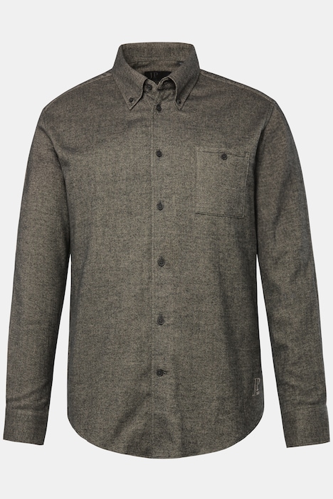 JP 1880 Hemd, Langarm, Herringbone, Buttondown-Kragen, Modern Fit, bis 8 XL