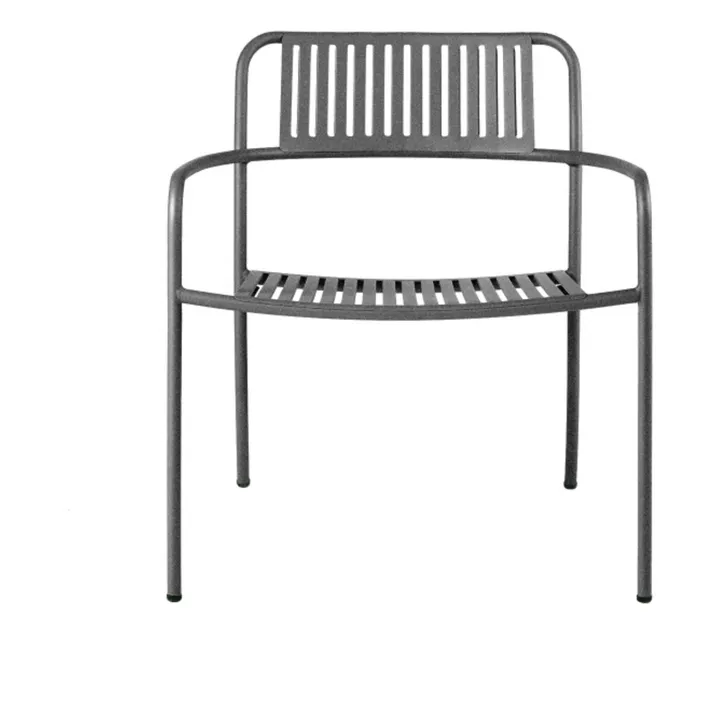Tolix Fauteuil outdoor Patio en inox | Gris graphite
