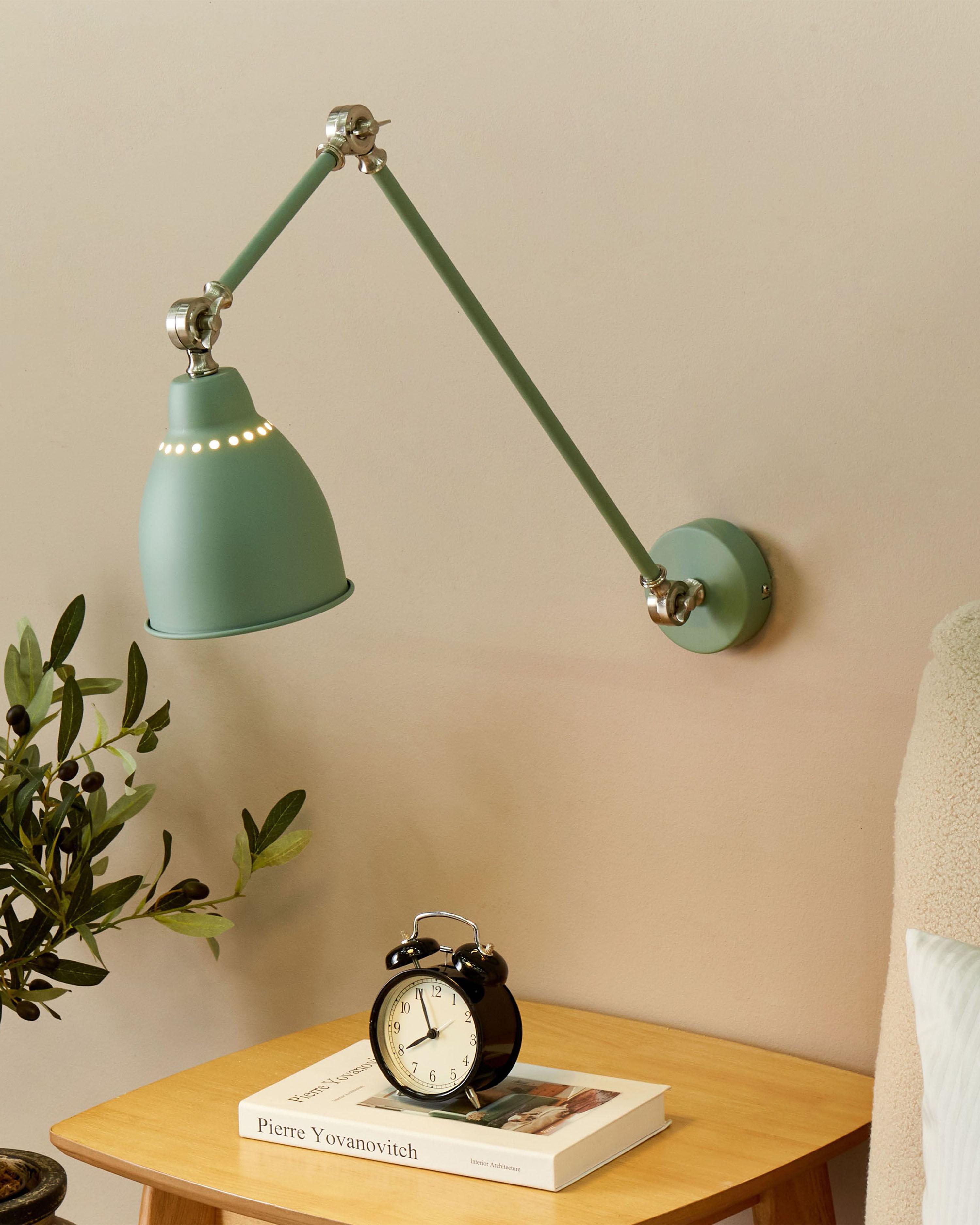 Wandlamp MISSISSIPPI verstelbaar Metaal Lichtgroen
