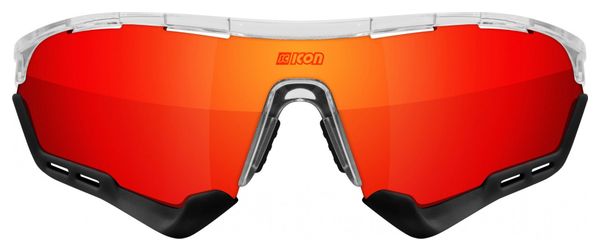 Scicon Sports Aerotech SCN PP Lunettes De Soleil De Performance Sportive (Scnpp Multimorror Rouge/Briller)