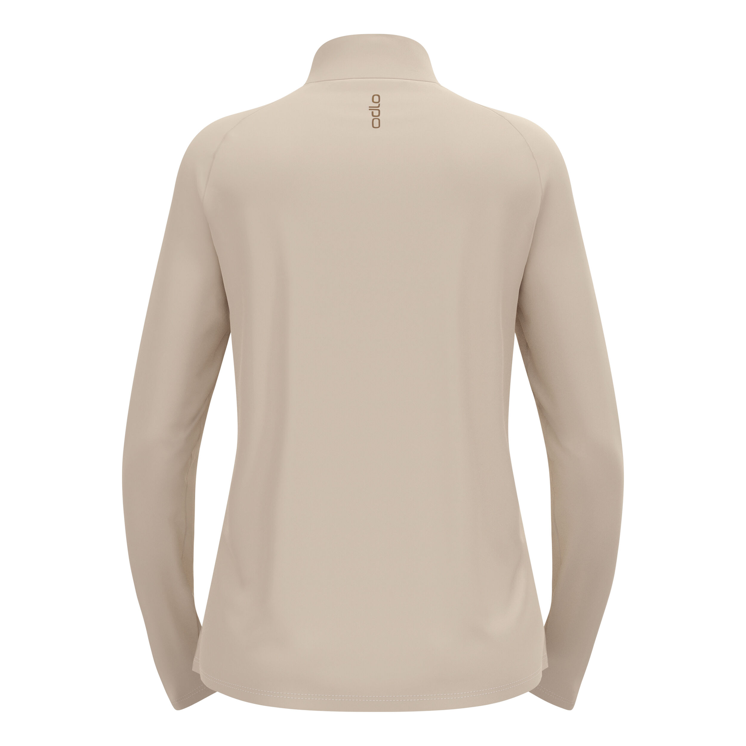 Odlo Essential Ceramiwarm Mid Layer 1/2 Zip Maillot De Course Femmes - Crème