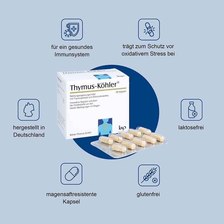 Thymus Köhler Kapseln, 90 St