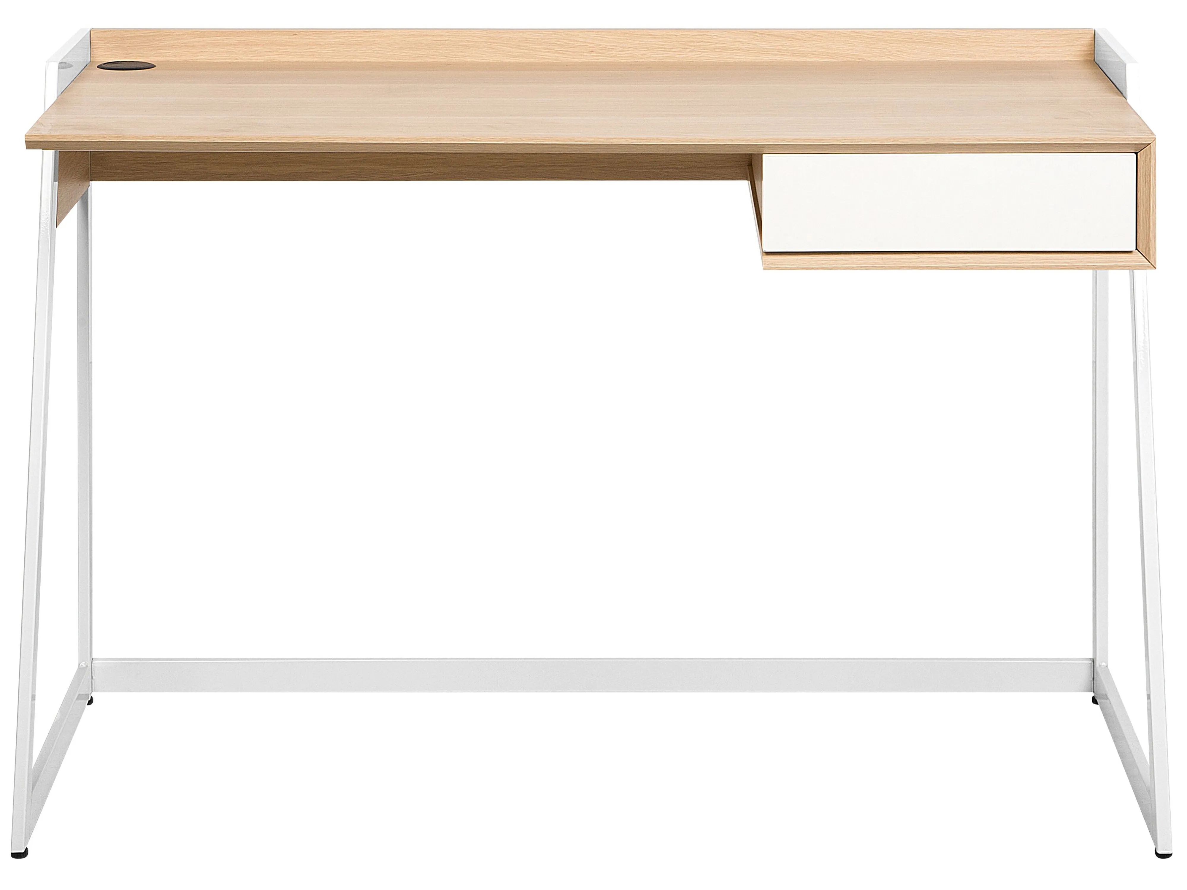 Bureau QUITO Wit 120 cm 60 cm met opbergruimte