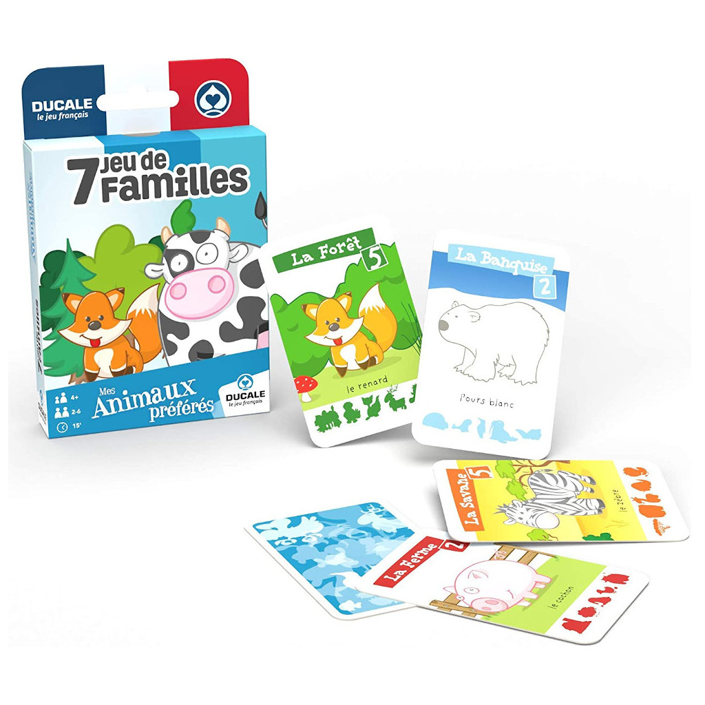 Jeu de 7 Familles - Mes Animaux Préférés
