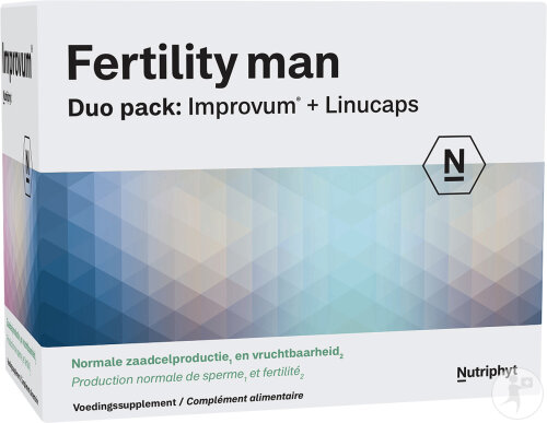 Nutriphyt Fertility Man Duo Pack Improvum 60 Comprimés + Linucaps 60 Gélules