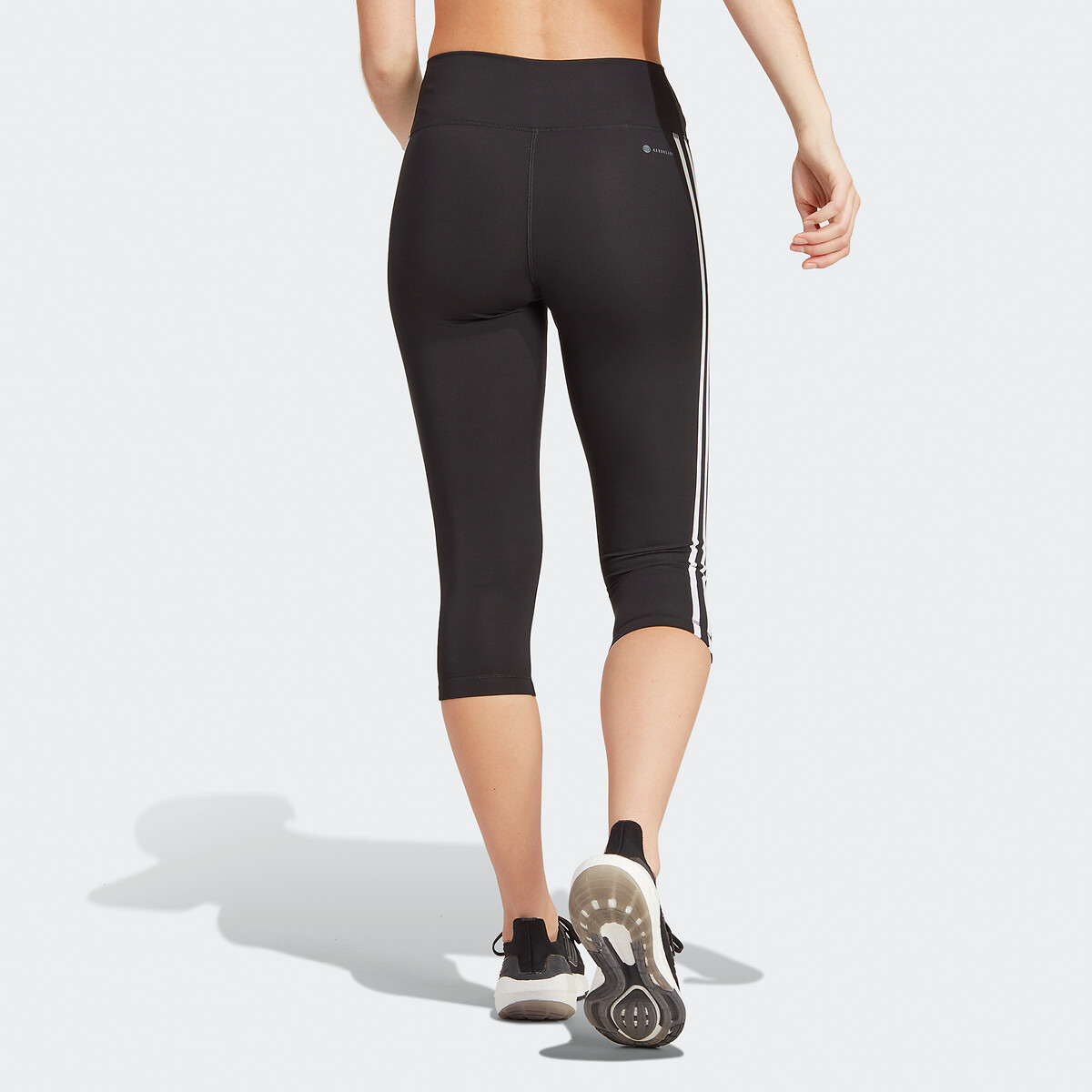 Leggings adidas Performance 3/4 cintura alta Essentials 3 Listras