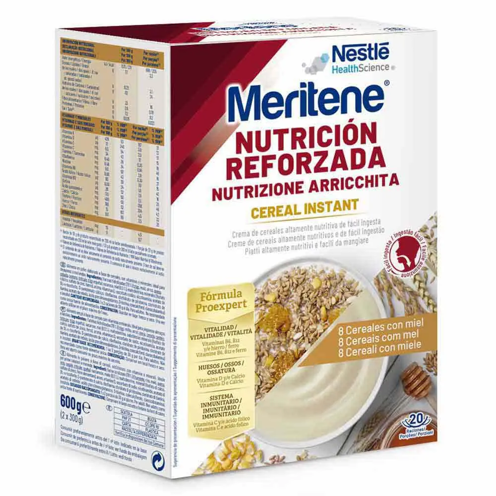 Cereal instantâneo Meritene 600 g Arroz doce instantâneo cremoso