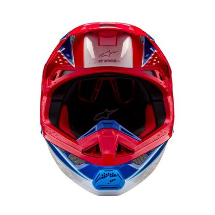Casque cross Alpinestars SUPERTECH S-M10 - AEON 2023 - Rouge / Bleu