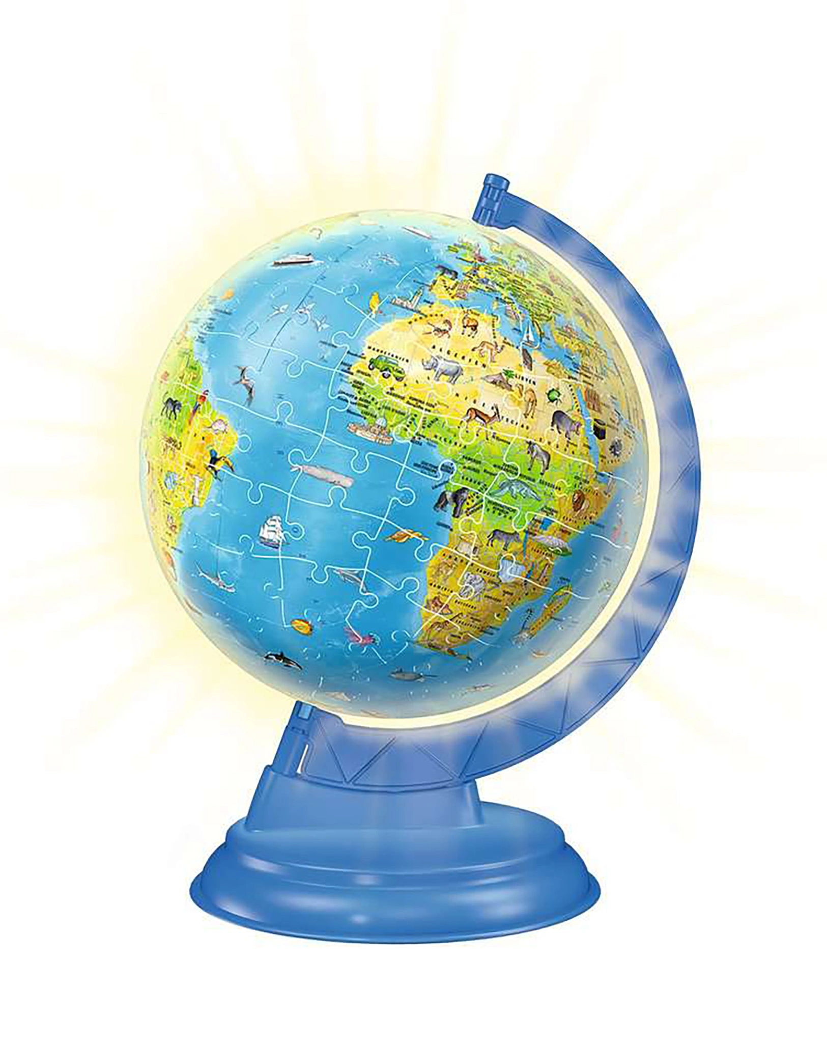 3D-Puzzle KINDERGLOBUS mit Licht 180-teilig