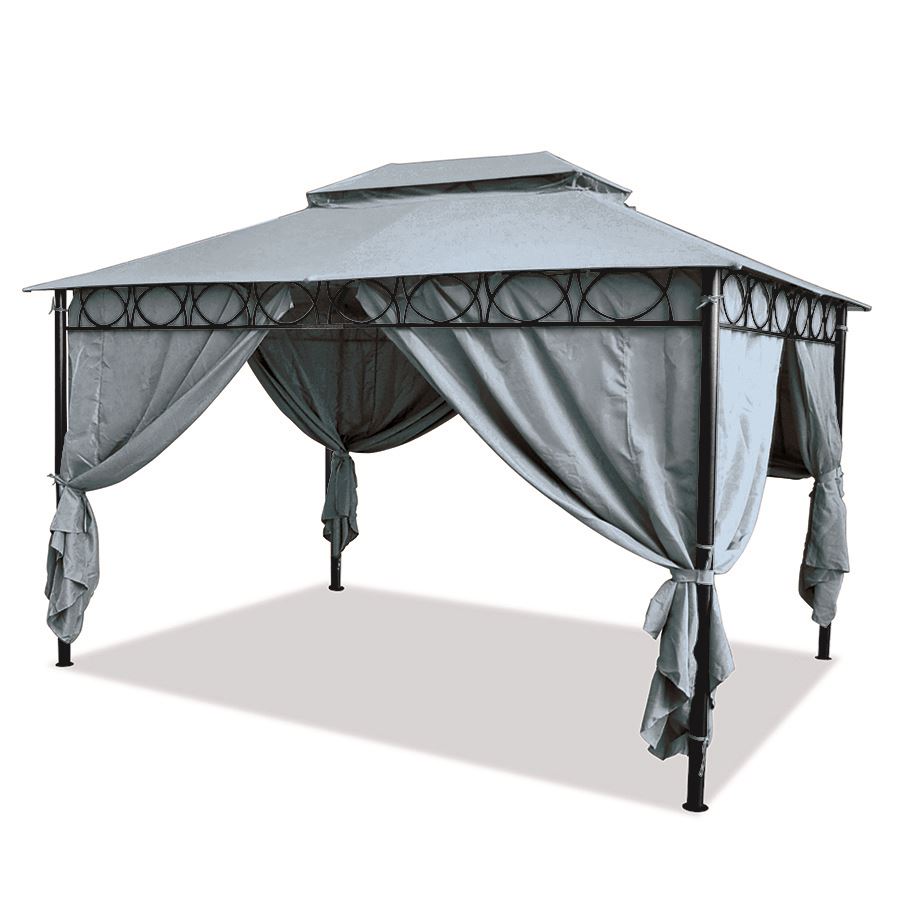 Gartenpavillon Cape Town 3x4m Anthrazit