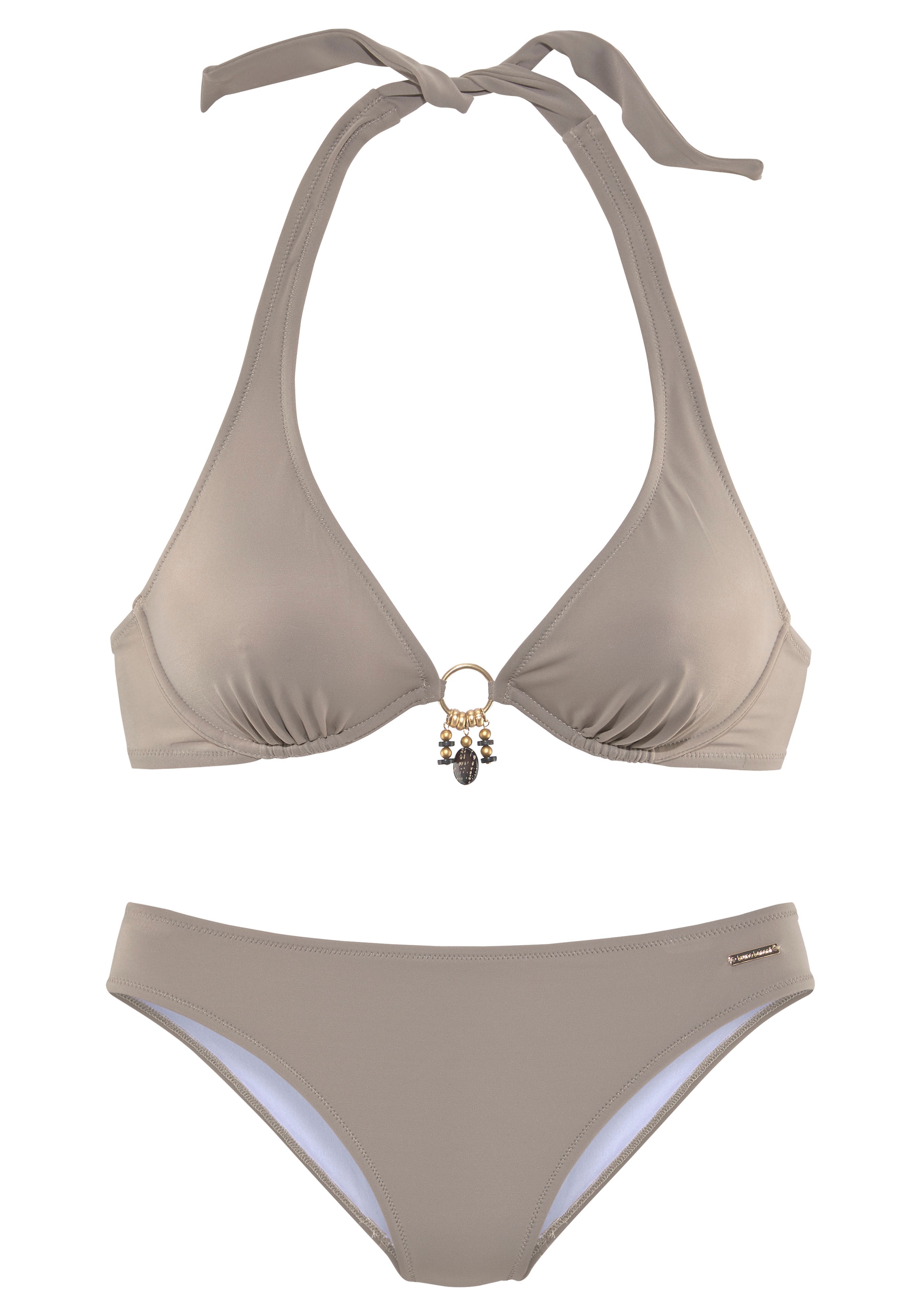 Bruno Banani Bügel-Bikini , mit gold-schwarzenen Accessories