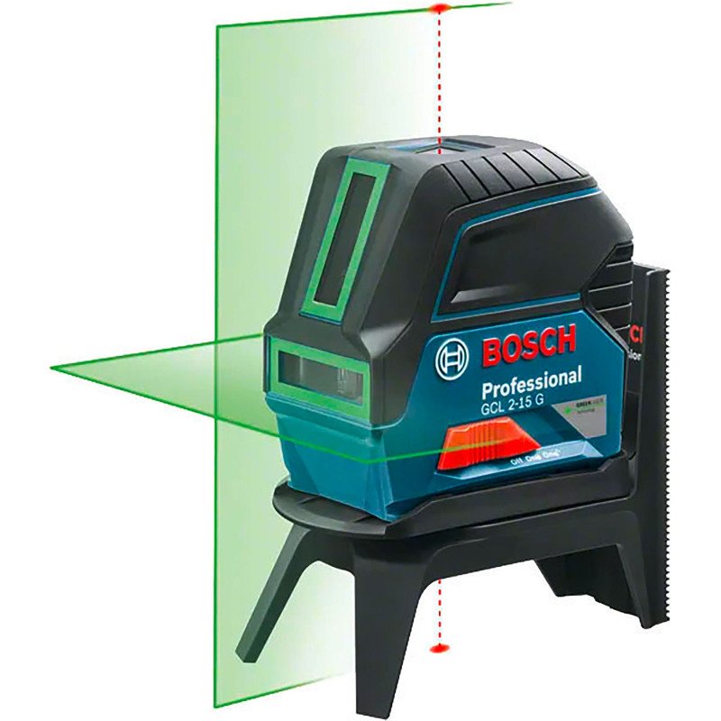 Laser Combiné Bosch Professional GCL 2-15 G + Support RM1 + Support BM 3