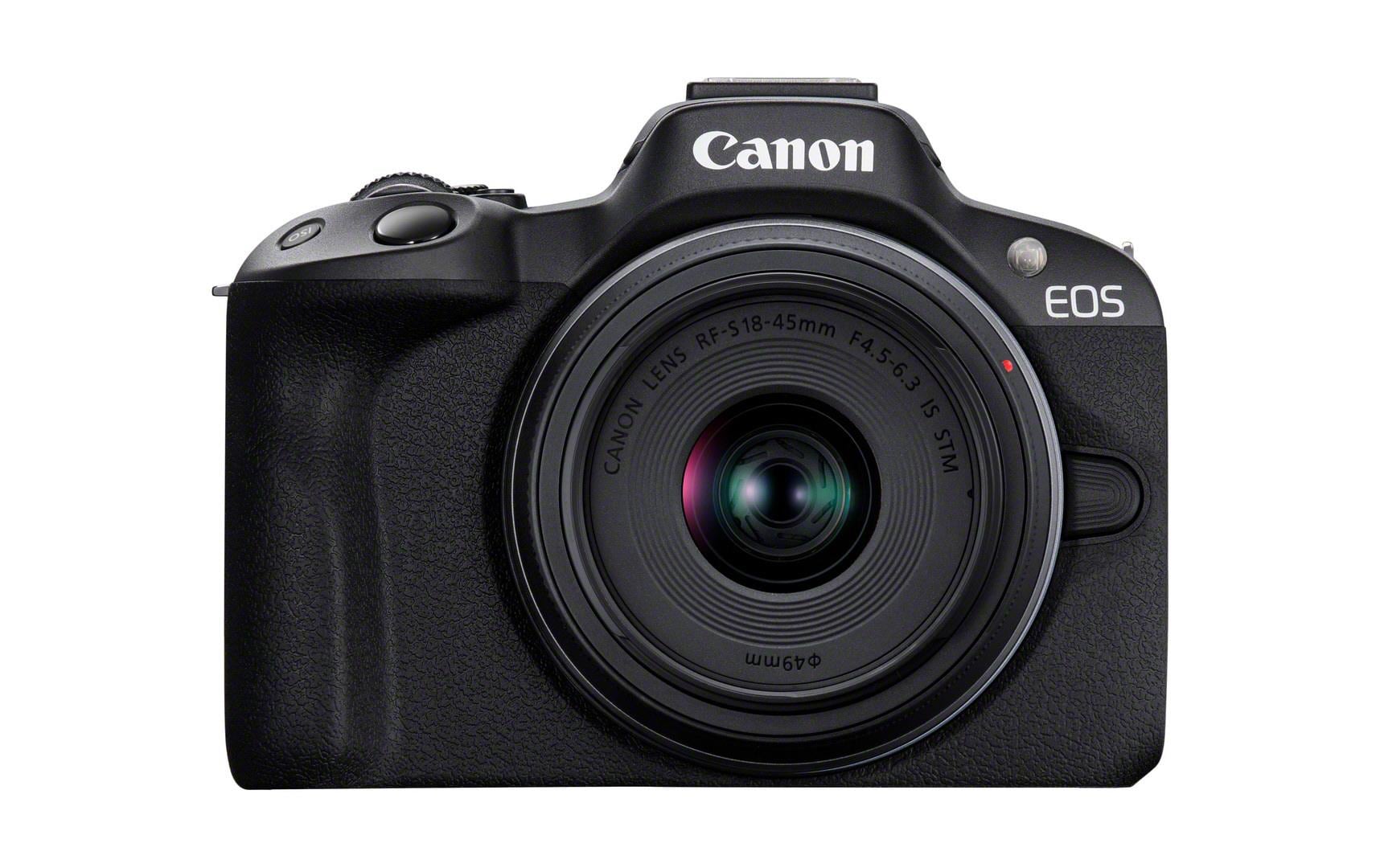 Fotokamera EOS R50 Kit RF-S 18-45 Schwarz<br>Perfekte Einstieg in die EOS R Reihe für aktive Content Creator