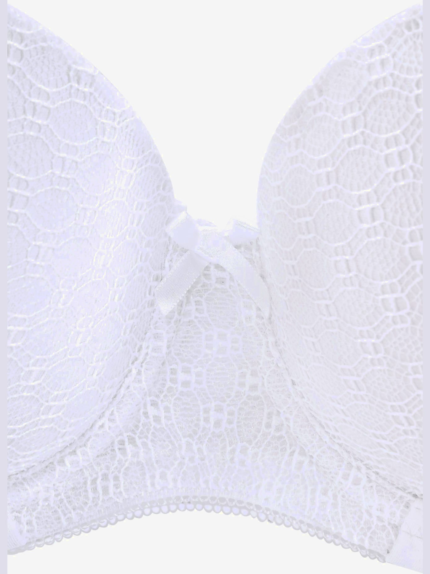 Soutien-gorge à coques avec dentelle graphique