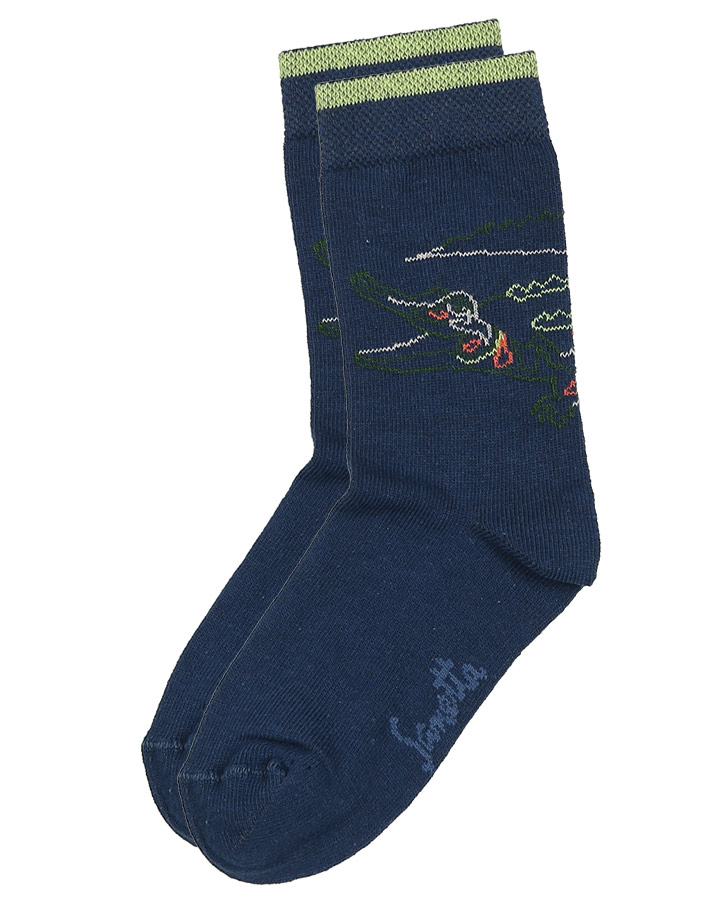 Socken CAMOUFLAGE 4er-Pack in blau/grün