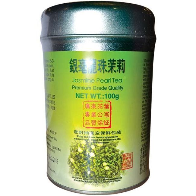 Golden Sail Premium Grade Quality Jasmijnparels Thee in blikje 100g