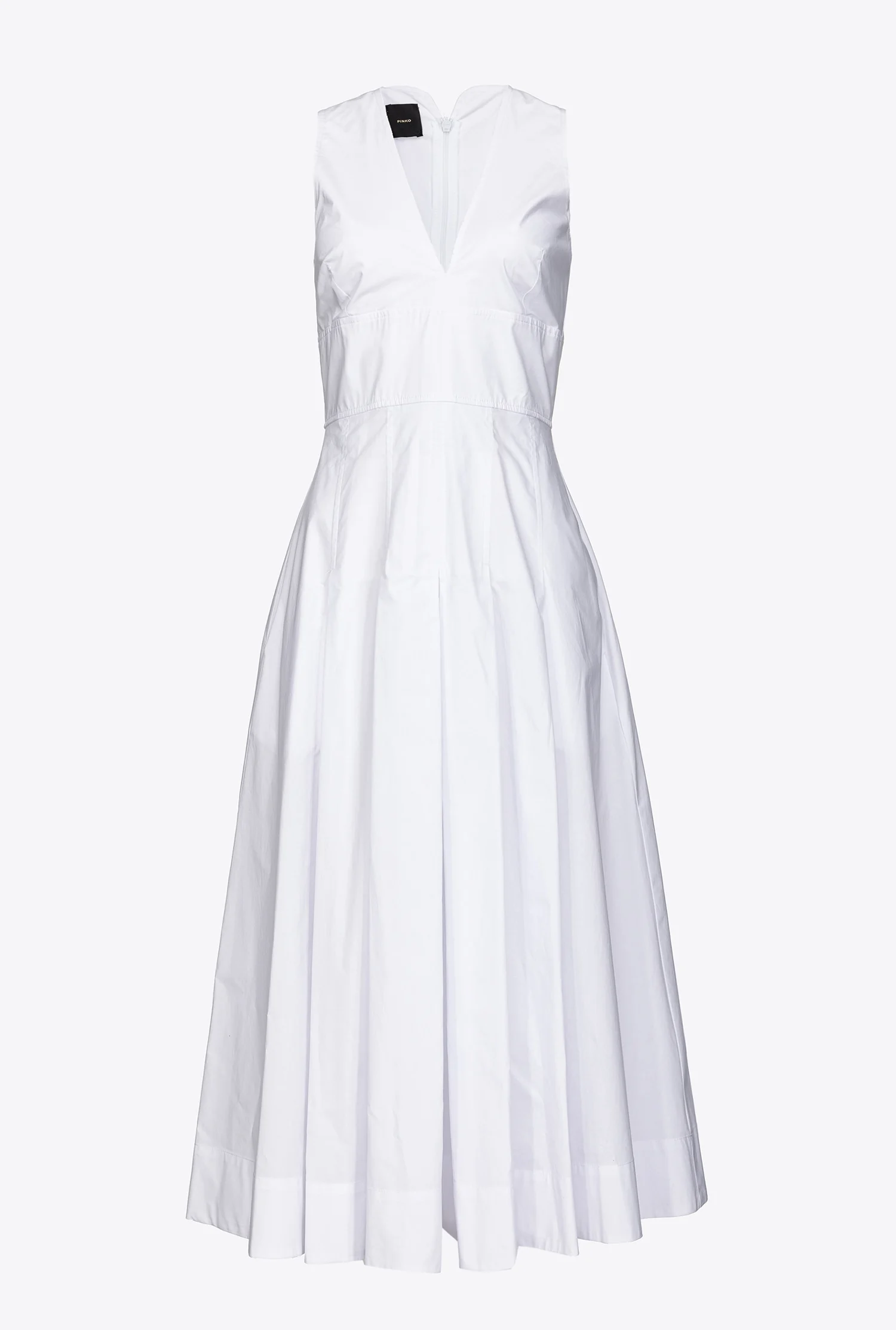 Robe plissée | Blanc