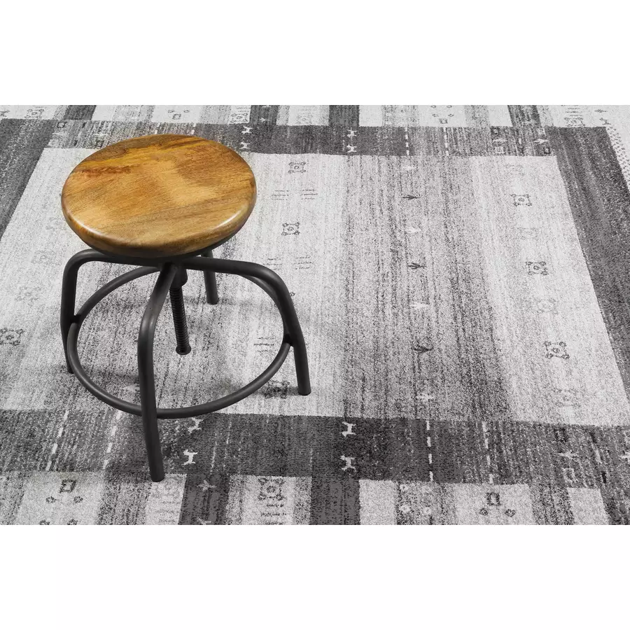 Wecon home Kurzflorteppich Igor grau